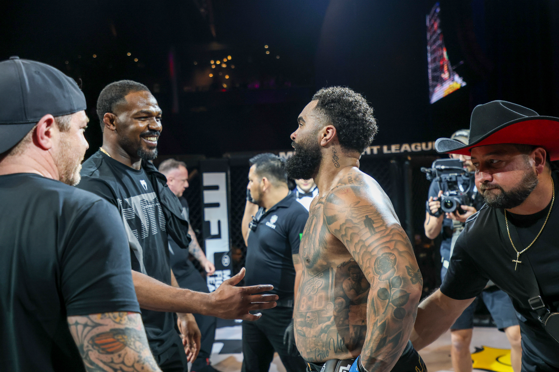 MFL fighters post fight
